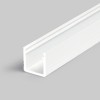 SYTHIA profil Přisazený, profil pro LED pásky, povrch elox šedostříbrný mat, max šířka LED pásků w=10mm, rozměry 12x12mm, l=4000mm náhled 5