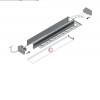 SARTOR koncovka Rohová koncovka profilu pro LED pásky, materiál ABS, povrch šedá. náhled 2