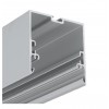 JANOS 53x53mm Přisazený, závěsný profil pro LED pásky, materiál hliník, povrch elox šedostříbrný, rozměry 53x53mm, délka l=4050mm. náhled 1