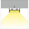 NUPHAR PROFIL33 FLAT 33,4x12,8mm Přisazený profil pro LED pásky, materiál hliník, povrch bílý, max šířka LED pásků w=30mm, rozměry 33,4x12,8mm, l=4000mm náhled 7