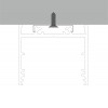 NUPHAR PROFIL33 FLAT 33,4x12,8mm Přisazený profil pro LED pásky, materiál hliník, povrch bílý, max šířka LED pásků w=30mm, rozměry 33,4x12,8mm, l=4000mm náhled 10