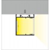 NUPHAR PROFIL 38 WALL 38x33,4mm Nástěnný profil pro LED pásky, materiál hliník, povrch elox šedostříbrný mat, max šířka LED pásků w=30mm, boční úchyt LED pásků, rozměry 38x33,4mm, l=4000mm náhled 8