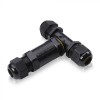 CA-BOX A 3x IP68 VÝPRODEJ Voděodolná rozbočovací kabelová krabice, materiál plast černá, pro 3 kabely d=8-12mm, vodiče 5x0,5-4mm2, 230V, IP68, rozměry 106.8x96x29mm náhled 1