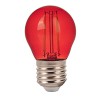 LED žárovka 2W 60LM G45 E27 MODRÁ VÝPRODEJ LED žárovka, barva: modrá, těleso kov šedostříbrná, sklo čiré, LED 2W, 60lm, E27, G45, 230V, tř.1, rozměry d=45mm, h=75mm náhled 4