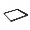 MR118 - Rám pro LED panel 60x60 Montážní rám pro stropní montáž LED panelů, bezšroubový, materiál kov, povrch černá, rozměry 600x600x45mm náhled 1