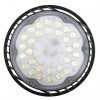 UFOLIGHT 105W, IP65 Závěsné průmyslové svítidlo, těleso kov, povrch černá, krycí plast čirý, LED 105W, 11550lm, neutrální 4000K, vyzař. úhel 70°, Ra80, 230V, IP65, IK06, rozměry d=218, h=80mm náhled 1