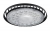 UFOLIGHT 105W, IP65 Závěsné průmyslové svítidlo, těleso kov, povrch černá, krycí plast čirý, LED 105W, 11550lm, neutrální 4000K, vyzař. úhel 70°, Ra80, 230V, IP65, IK06, rozměry d=218, h=80mm náhled 4