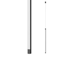 MIKADO HL 5W Závěsné svítidlo, základna a těleso hliník, povrch černá, difuzor plast opál, LED 5W, 489lm, teplá 3000K, Ra90, 24V, IP40, tř.3, rozměry d=16mm, h=537mm, vč závěs lanka l=1114mm, lze zkrátit.