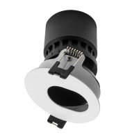 BLANDA 1X35W GU10 OVÁL výklopné Stropní, podhledové, bodové, svítidlo, výklopné +-25°, těleso hliník, povrch vnější bílá, vnitřní bílá/černá/zlatá, pro žárovku 1x35W, GU10, ES50, 230V, IP40, tř.1, rozměry d=80mm, h=42mm