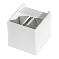 OLENDA 1X40W, G9, nástěnné Nástěnné svítidlo, těleso hliník, povrch bílá, pro žárovku 1x40W, G9, 230V, IP20, tř.1, rozměry 75x75x75mm, svítí nahoru/dolů