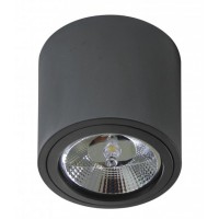 YARMOUTH Stropní, přisazené, bodové svítidlo, nastavitelný směr svícení, těleso hliník, povrch bílá/černá, pro žárovku 1x50W, GU10, ES111, 230V, IP20, rozměry: d=135mm, h=105mm.