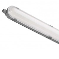 COUVIN 35W/51W IP66 Stropní, průmyslové, prachotěsné svítidlo, těleso plast, povrch šedá, difuzor plast opál, LED 35W/5600lm, 51W/8150lm, neutrální 4000K/ denní 6500K, Ra80, 230V, IP66, IK08, rozměry dle typu.