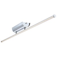HALOT Stropní svítidlo, těleso hliník, povrch chrom, difuzor plast, LED 12W/14,5W, teplá 3200K, 230V, IP20, tř.1, rozměry dle typu
