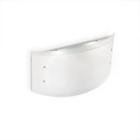 NALU 60W E27 Stropní nástěnné svítidlo, základna kov, povrch chrom, difuzor mléčné sklo přední/vrchní/spodní, pro žárovku 60W, E27, 230V, tř.1, IP20, rozměry dle typu