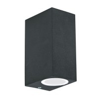 DOMINIK 2X40W G9 IP44 Nástěnné svítidlo venkovní, těleso hliník, povrch bílá, šedočerná antracit, černá, difuzor sklo opál, pro žárovku 2x28W, G9, 230V, IP43, tř.1, rozměry 65x150x95mm, svítí nahoru/dolů