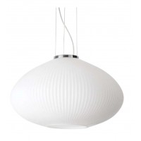 RAIONE HL 1x60W E27 Závěsné svítidlo, základna kov, povrch chrom/mosaz, difuzor sklo opál, pro žárovku 1x60W, E27, 230V, IP20, tř.2, rozměry dle typu.