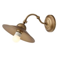 SASSA 1X42W E27 Nástěnné svítidlo, základna kov, povrch dle typu, pro žárovku 1X42W, E27, 230V, IP20, tř.1. rozměry 300x120x210mm, pouze základna, snítnítko dodáváno SAMOSTANĚ