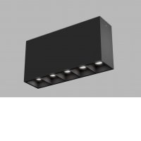 CAEN 10W CCT Stropní přisazené bodové svítidlo, těleso hliník, povrch bílá/černá, LED 5x2W, přepín CCT teplota teplá 3000K-neutrální 4000K, stmív. dle typu, Ra90, UGR<19, 230V, IP20, rozměry 136x70x35mm.