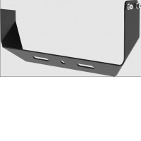 UPSAL základna Základna pro přisazenou montáž, základna hliník, povrch černá.