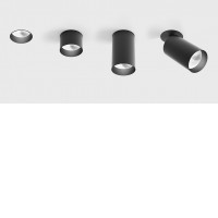 ALEST BI 9W 30° bezrámečkové Stropní, podhledové, bodové svítidlo, bezrámečkové, výklopné, nast. směr svícení, těleso hliník, povrch černá/bílá, LED 9W, 690lm, teplá 3000K/neutrální 4000K, vyzař. úhel 30°, Ra90, 230V, IP20, rozměry d=90mm.