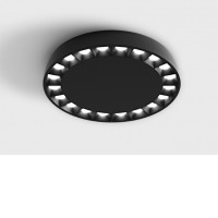 BILZEN PL 15W Stropní přisazené bodové svítidlo, těleso hliník, povrch bílá/černá, LED 15W, 1800lm, teplá 3000K/neutrální 4000K, vyzař. úhel 36°, Ra90, 230V, IP20, rozměry d=190mm, h=30mm.