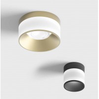 ARLON PL 9W/18W UGR >19 Stropní přisazené bodové svítidlo, těleso hliník, povrch bílá/černá/mosaz, difuzor plast opál, LED 9W/560lm, 18W/1208lm, teplá 3000K/neutrální 4000K, vyzař. úhel 60°, UGR>19, Ra90, 230V, IP20, rozměry dle typu.