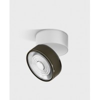 DAME PL W 7W Stropní přisazené bodové svítidlo, výklopné, hliník, povrch bílá/černá/mosaz/bronzová/kávová/měděná/chrom/béžová, LED 7W, 624lm, teplá 3000K/neutrální 4000K, vyzař. úhel 45°, Ra90, 230V, IP20, rozměry d=75mm, h=70mm