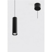 ALEST HL 13W ZOOM 15°-50° Závěsné bodové svítidlo, těleso hliník, povrch bílá/černá, LED 13W, 615lm-1040lm, teplá 3000K/neutrální 4000K, ZOOM nast. vyzař. úhel 15°-50°, 230V, IP20, rozměry d=52mm, h=200mm, vč závěs kabelu l=1500mm, lze zkr.