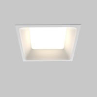NICOL BI SQ 12W/18W/24W, IP44, CCT Stropní podhledové bodové svítidlo, těleso kov, povrch bílá, difuzor plast opál, LED 12W/18W/24W, nastav. teplota CCT teplá 3000K-denní 6000K, 230V, IP44, tř.2, rozměry dle typu.