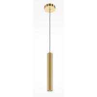 IMPRES HL 1x6W, GU10 Závěsné svítidlo, těleso kov, povrch bílá/stříbrná/mosaz/zlatá, pro žárovku 1x6W, GU10, 230V, IP20, tř.1, rozměry d=60mm, h=400mm, vč závěs kabelu l=3425mm, lze zkrátit.