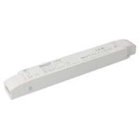 LED zdroj I DALI-PUSH 75W, 24V Napájecí zdroj pro LED, vstup 230V, 75W, 3,125A, 2 výstupní kanály, stmívání DALI/PUSH, 24V, IP20, tř.2, rozměry 306x43x30mm
