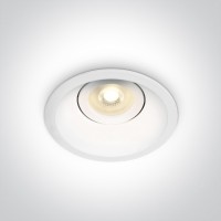 MANEN BI II 1x10W GU10 Podhledové, bodové, svítidlo, těleso hliník, povrch bílá, pro žárovku 1x10W, GU10, MR16, 230V, IP20, rozměry d=104mm, h=45mm