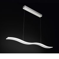 HONNEF HL 48W CCT Závěsné svítidlo, lustr, těleso hliník, povrch bílá, difuzor plast opál, LED 48W, 3648lm, přepín CCT teplá 3000K-denní 6000K, stmív., 230V, IP20, tř.1, rozměry 1200x96mm, vč závěs lanka 1500mm, lze zkr.