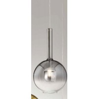 CATINO HL 1x40W E27 Závěsné svítidlo, základna kov, povrch chrom, stínítko sklo kouřové/jantarové/zlaté/zelené/měděné, pro žárovku 1x40W, E27, 230V, IP20, tř.1, rozměry dle typu, vč závěs kabelu l=2500mm, lze zkr.
