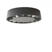 PURPUREA 12W IP65 Stropní venkovní svítidlo, těleso hliník, povrch bílá/tmavě šedá, krycí plast čirý, LED 12W, teplá 3000K, 956lm, Ra80, 230V, IP65, rozměry d=176mm, h=40mm.