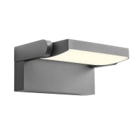 HEBE WL 20W Nástěnné venkovní svítidlo, nast. směr svícení, těleso hliník, povrch bílá mat/tmavě šedá/ hnědá, dif plast opál, LED 20W, 1800lm, teplá 3000K, Ra90, 230V, IP54, tř.1, rozměry 212x167x100mm.