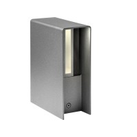 VERONICO WL 11W IP65 Nástěnné venkovní svítidlo, těleso hliník, povrch tmavě šedá/hnědá, krycí sklo čiré, LED 11W, teplá 2700K/310lm, 3000K/322lm, vyzař. úhel 3,5°, Ra80, 230V, IP65, tř.1, rozměry 60x170x125mm