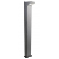 STANKA FL 13W Sloupkové venkovní svítidlo, těleso hliník, povrch tm. šedá, krycí sklo čiré, LED 13W, teplá 3000K, vyzař. úhel 20°x40°/20°x90°, Ra80, 230V, IP65, tř.1, rozměry 150x130mm, h=900mm, svítí dolů.