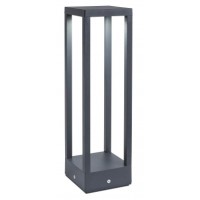 HASLEV III, LED 15W, IP54 Sloupkové venkovní svítidlo, těleso kov, povrch černá antracit, difuzor sklo, LED 15W, 1650lm, teplá 3000K, Ra82, 230V, IP54, tř.1, rozměry 141x500x141mm.