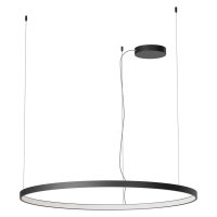 LEVERI HL R 40W/58W/75W DALI/TRIAC CCT Závěsné svítidlo, těleso hliník, povrch bílá/černá/stříbrno-kávová/kouřový nikl, LED 40W/58W/75W, přepín. CCT teplá 2700K-neutr 4000K, stmív. DALI/TRIAC dle typu, Ra90, 230V, IP20, tř.1, rozměry dle typu.