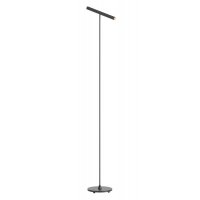 VELO FL 8,3W DIM Stojací bodová lampa, nast. směr svícení, těleso hliník, povrch černá/kouřový nikl/stříbrno-kávová, LED 8,3W, teplá 2700K/ 358lm, 3000K/389lm, stmív., Ra90, 230V, IP20, tř.2, rozměry d=200mm, h=1450mm.