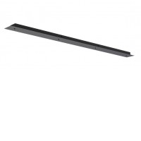 CAPSETA R4 Stropní krytka pro 4 kabely, pro napájení svítidel, těleso kov, povrch bílá, chrom, nebo černá, 230V, tř.1, rozměry 1150x80xx25mm , průměr otvoru pro kabel je 7mm