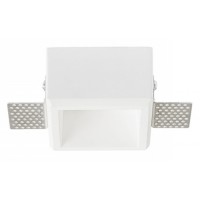 NIMNA SQUARE 1X35W GU10 Stropní vestavné bodové svítidlo komínkové, tvar čtverec, těleso sádra bílá, pro žárovku 1x35W, GU10, 230V, IP20, tř.2. rozměry 78x78x46mm