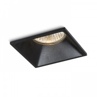 CALIU SQ 1x35W, GU10 Vestavné stropní bodové svítidlo, materiál plast, povrch bílá, nebo černá, pro žárovku 1x35W, GU10, 230V, IP20, tř.1, rozměry 77x77x143mm