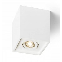 ARZBERG Stropní stropní bodové svítidlo, nastavitelný směr svícení, těleso sádra, pro žárovku 1x15W, GU10 ES50, 230V, IP20, 133x133x157mm.