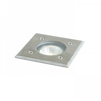 JILON ZEMNÍ IP67 Zemní svítidlo, materiál nerez, povrch nerez, krycí sklo čiré, pro žárovku 1x15W, GU10, 230V, IP67, tř.1, rozměry 105x105x140mm