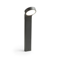 ANES FL 9W, IP44, h=600mm Sloupkové svítidlo těleso hliník, povrch černá antracit, difuzor sklo opál mat, LED 9W, teplá 3000K, Ra80, 230V, IP44, rozměry h=600mm, 140mm