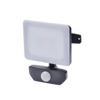 TREF senzor 10W/20W/30W, IP44 Venkovní svítidlo, reflektor, senzor pohybu, záběr 120°, dosah 10m, čas 5s-10min, nastav. směr svícení, těleso hliník, povrch černá, dif sklo opál, LED 10W/20W/30W, neutrální 4000K, Ra80, 230V, IP44, rozměry dle typu.