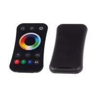 STIFEX II RF-dim RGBW-CCT RF bezdrátový ruční dálkový ovladač pro řízení RGBW-CCT LED pásků dosah až 30m, bílá/černá, ovládání 1 zóny, napájení baterie 2032 3V, rozměry 107x58,5x9mm