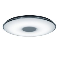 PLANOS Stropní svítidlo zákl kov, bílá, difuzor plast opál, LED 50W, 4000lm/cca jako 200W žár, nastavitelná teplota světla teplá 3000K-denní 5000K + stmívání IR dálk ovladač, Ra80, 230V, IP20, zař.tř.2,d=600mm, h=65mm